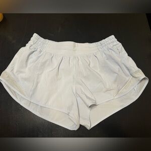 Lululemon light blue hotty hot shorts